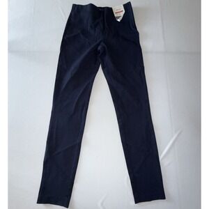 Joules Navy Hepworth Pants High Rise Stretch Trousers Women UK 10 US 6 New Navy